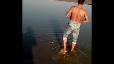 bihari caught washing ass