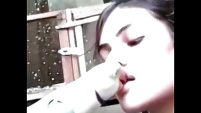 Perrat lip kissing by girl bad perrat