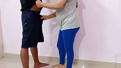 Desi XXX Nepali Indian bhabhi wake up daver and sex with him until creampie  Clear Hindi Voice