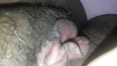 Hairy pussy orgasm